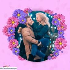 Customize Daisy Photo Frame