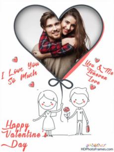 Happy Valentine&#039;s Day Photo Editing online
