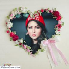 Heart Flower Frame Images With Photo
