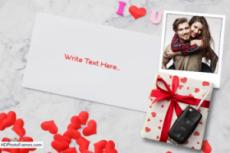 I Love You Photo Editing Frame