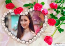 Online True Love Heart Photo Frame