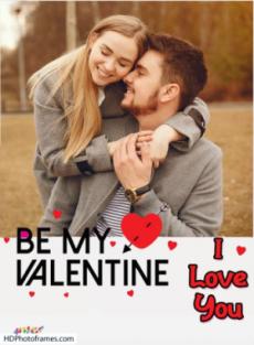Romantic Happy Valentine Frames With Photo